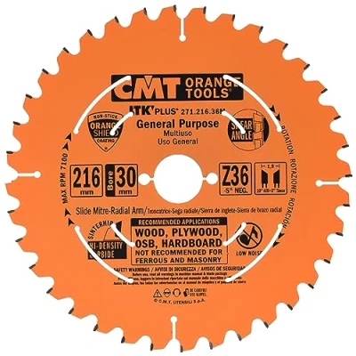 Imagen de CMT Orange Tools 271.216.36M Sierra circular (ultra itk) 216x1.7x30 z 36
