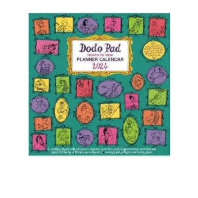 Imagen de The Dodo Pad Family Planner Calendar 2024 Month to View with 5 Daily Columns: For up people&#039;s activities. See everyone’s comings &amp; goings in one handy place. UK made, sustainable, plastic free