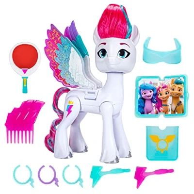 Imagen de My Little Pony Dolls Zipp Storm Wing Surprise, Juguete de 5.5 Pulgadas con alas y Accesorios, Juguetes para niñas niños 5 años