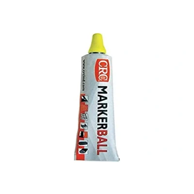 Imagen de CRC 30160 AB MARKER BALL Marcador de pintura permanente con bola acero. Amarillo 50 ml