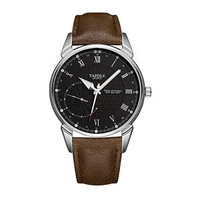 Imagen de MICGIGI Reloj de pulsera analógico cuarzo para hombre y mujer, con Correa piel,