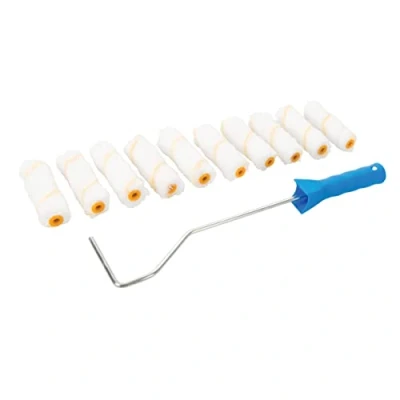 Imagen de Silverline Mango para rodillos pequeños con 10 recambios 100 mm (555252)