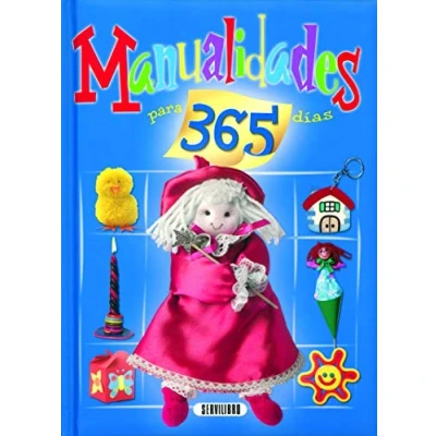 Imagen de Distripubli Libro 365 Manualidades 26x20 cm 200 pag, Multicolor (01435)