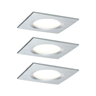 Imagen de Paulmann Coin Slim empotrado LED 3 ud angular alu