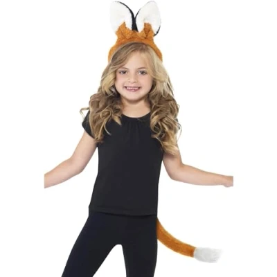 Imagen de Smiffys Kit de zorro, con orejas banda para el pelo y cola