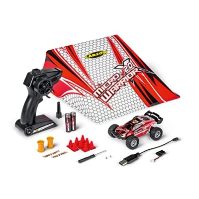 Imagen de Carson 500404225 1:32 Micro X Warrior 2.0 2.4G 100% RTR vehículo teledirigido, con radiocontrol, Juguete radiocontrol Funciones, de rampa