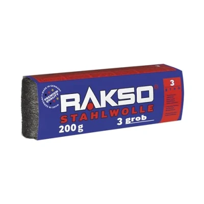 Imagen de RAKSO lana de acero gruesa 3 Ideal para desbaste y limpieza intensiva Complemento 000 0000