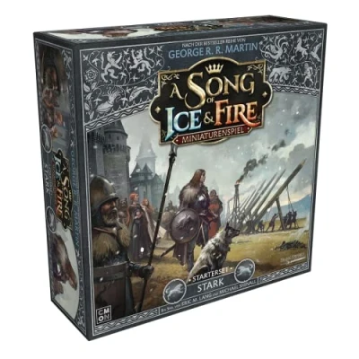 Imagen de CMON, a Song of Ice &amp; Fire Stark, Starter Set de Mesa para 2 Jugadores, Partir 14 años, 45 Minutos, alemán, multilingüe