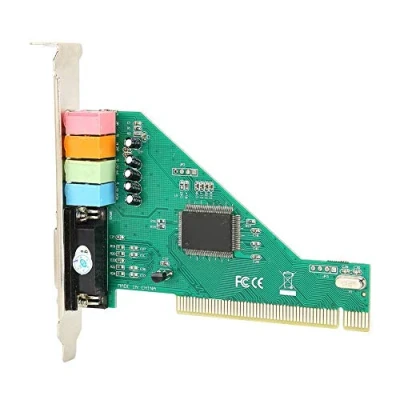 Imagen de Tarjeta de Sonido PCI,Canal 4.1 Escritorio integrada,PCI estéreo Digital con Disco óptico, para Voltaje señal Win 98 / 2000 XP/NT
