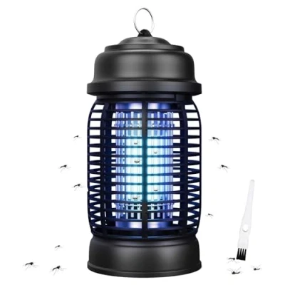 Imagen de Feloyal Lámpara Antimosquitos Electrico, 20W 3000V UV Mata Mosquitos Electrico Impermeable Matamosquitos para Interior y Exterior