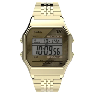 Imagen de Timex T80 Reloj digital, Talla: One Size, Gold tone