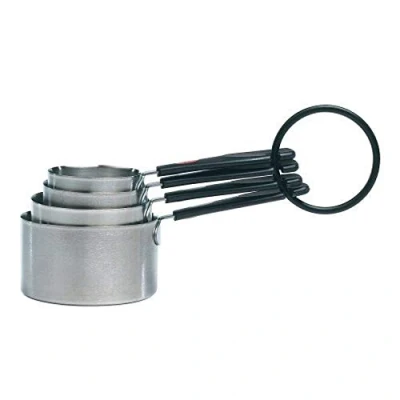 Imagen de OXO SoftWorks tazas medidoras de acero inoxidable, 4 piezas