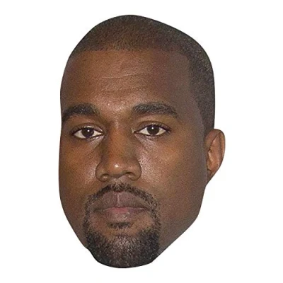 Imagen de STAR CUTOUTS SM301 Kanye West Gran diversión para Familiares, Amigos y fanáticos, Cartulina, Multicolor, Talla única
