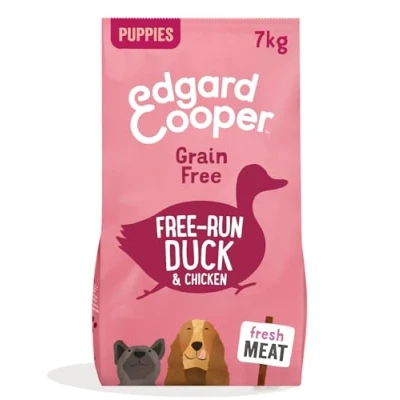 Imagen de Edgard &amp; Cooper Pienso para Perros Cachorros Puppy Junior Comida Seca Natural Sin Cereales 7kg Pato Pollo Fresco, Fácil de digerir, Alimentación Sana Sabrosa y Equilibrada