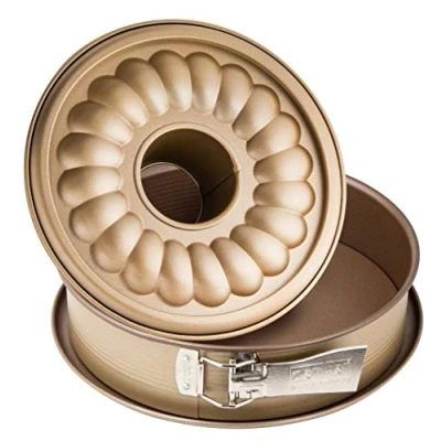 Imagen de Zenker 7352 Spring Forma con Plano de Tubo y Suelo Diámetro 26 cm, Mojave Oro