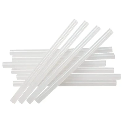 Imagen de COLA TERMOFUSIBLE 7mm PACK de 250 BARRAS MINIS silicona traslúcida para pistola caliente 8 x 100 MM MANUALIDADES OFERTA