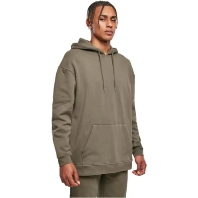 Imagen de Build Your Brand Bb006 basic Oversize Hoody Sudadera con Capucha, Verde Oliva, XXL para Hombre