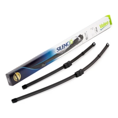 Imagen de Limpiaparabrisas Valeo Silencio X.trm, Flat Blade Set 574687 delante Sin marco sujeción por perno BMW: X3, X4, VOLVO: S40 II, V50