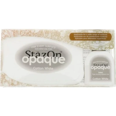 Imagen de Tsukineko SZ000110 Almohadilla de Tinta White, Blanco
