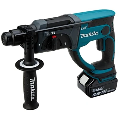 Imagen de Makita DHR202 Taladro de martillo SDS+ iones litio 18 V con 1 batería BL1850 5.0 Ah