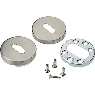 Imagen de Bricard Tempo Rosetón para puerta de entrada (acero inoxidable), 667020