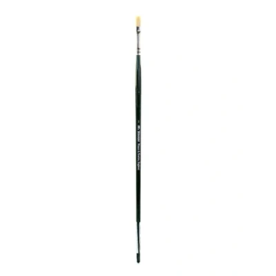 Imagen de Winsor &amp; Newton Pinceles Winton para óleo o acrílico, pelo de cerda, mango largo, plano largo nº 1