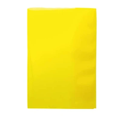 Imagen de HERMA 19611 Sobres para cuadernos A5, color amarillo transparente, 10 unidades, de lámina polipropileno resistente, lavable y extra gruesa, juego fundas transparentes escolares,