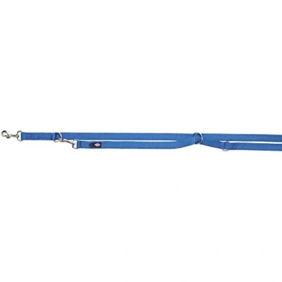 Imagen de Trixie Ramal Ajustable, Doble, XS, 2 m/10 mm, Azul, Perro