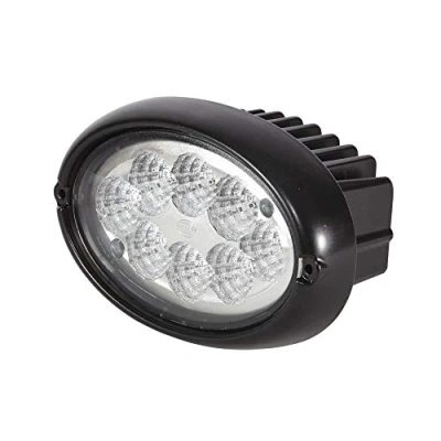 Imagen de HELLA LED Faro de trabajo Oval 100 24V / 12V 1700lm Montaje/Conexión roscada Fijación dos puntos Iluminación largo alcance Conector: Conector DEUTSCH 1GA 996 661 061