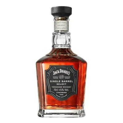 Imagen de Jack Daniels Single Barrel Select Tennessee Whiskey, 45% Vol. Alcohol, Sabor Suave con Notas de Vainilla y Caramelo, 700 ml
