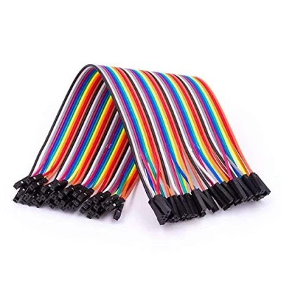 Imagen de AZDelivery Jumper Wire Cables de Puente 40 Piezas F2F Pines Hembra Compatible con Arduino y Raspberry Pi Breadboard