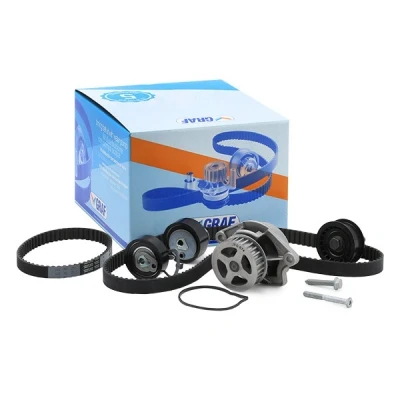 Imagen de Bomba de agua + kit correa distribución GRAF KP674 2