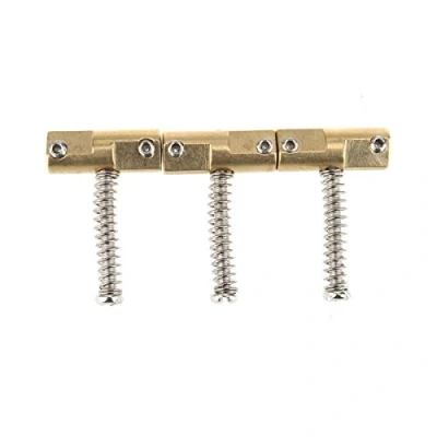 Imagen de Wilkinson WTB 10,8mm Vintage Guitarra Compensado Puente Silletas de Latón Saddles para Eléctrica Fender Telecaster Tele, Dorado(Set 3)