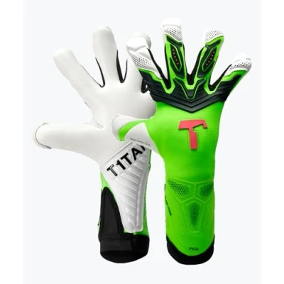 Imagen de T1TAN Guantes de Portero Alien Plasma 2.0, para Adultos Futbol Unisexo Agarre 4 mm Talla 11