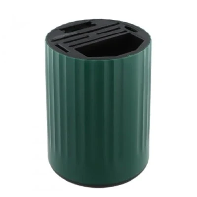 Imagen de Cozlly Porta Utensilios Giratorio, Plastico Knife Block, Organizador de Cuchillos, Cuchillos Cocina, Caja Almacenamiento Portacuchillos, Escurridor (Blanco)