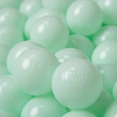 Imagen de KiddyMoon 200/6Cm ∅ 6Cm Bolas Colores De Plástico para Piscina Niños, Menta
