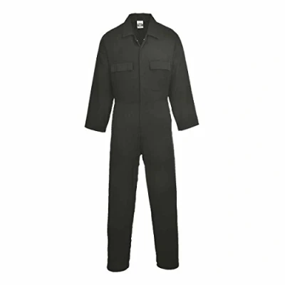 Imagen de Mono Portwest Euro de algodón, talla XL, color negro, S998BKRXL, 1 pieza