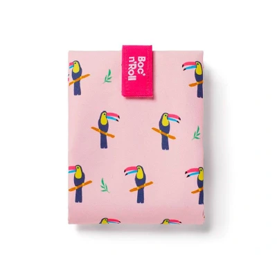Imagen de Roll&#039;eat ® Bolsa Merienda, Porta Bocadillos con Envoltorio Reutilizable, Alimentos Ecológico sin BPA, de Tela, Color Tucan Boc&#039;n&#039;Roll Animals