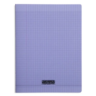 Imagen de Clairefontaine Calligraphe PP Cuaderno grapado, color morado A4