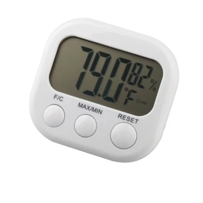 Imagen de TRIXES Termómetro Digital LCD Temperatura Tiempo Higrómetro Humedad