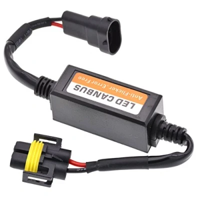 Imagen de KaTur Car LED Faros Canbus Sin Errores Decodificador H11 / H8 H9 H16 Plug &amp; Play Computer Cancelador de Advertencia y antiparpadeo (Paquete 2)