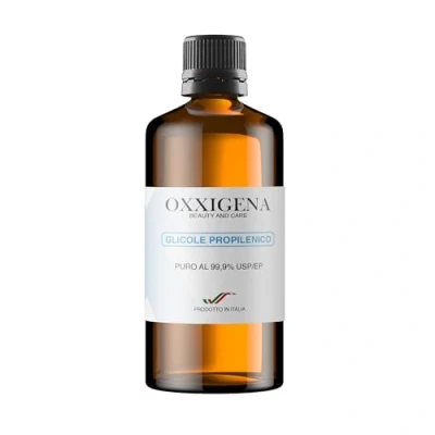 Imagen de Oxxigena Glicol Propilénico Líquido Puro al 99,9% de 250 ml, Base Neutra Full PG, Ideal para Hidratar la Piel y Crear Líquidos, Insípido e Inodoro, Pureza Farmacéutica Certificada USP/EP
