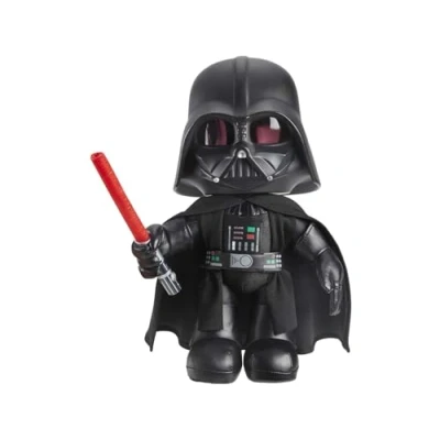 Imagen de Star Wars Peluche Darth Vader con Luces y Sonidos Cuerpo blandito, Juguete Sonidos, Regalo +3 años (Mattel HJW21)