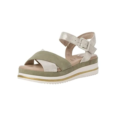 Imagen de Tamaris 8 88701 20, Sandalias Planas Mujer, Cloudy Gold, 40 EU Ancho