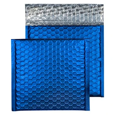 Imagen de Purely Packaging CD 165x165mm Peel and Seal Matt Metallic Padded Bubble Envelope Neon Blue (Pack 100)
