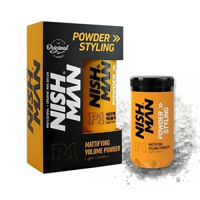 Imagen de NISHMAN P1 Volume Powder Mattifying Styling Polvo matificante, 20 g