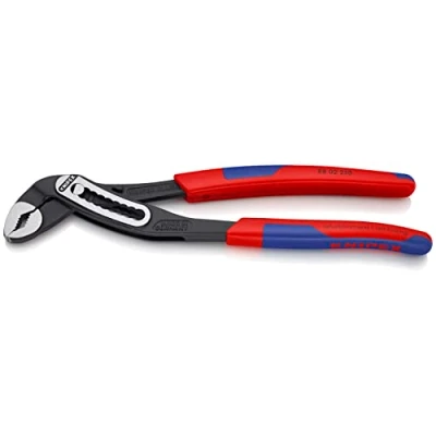 Imagen de Knipex Alligator® Tenaza de agarre negro atramentado, con fundas esbeltas en dos componentes 250 mm 88 02