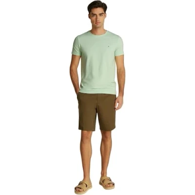 Imagen de Tommy Hilfiger Stretch SLIM FIT TEE Camiseta básica, Hombre, Talla: 3XL, Opal green