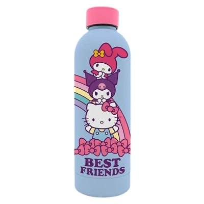 Imagen de Kids Licensing Botella Tacto Sueave de Acero Inoxidable Hello Kitty &amp; Friends 800ml