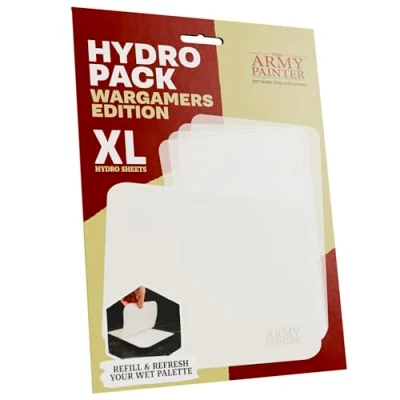 Imagen de The Army Painter, Hydro Pack, Wet Palette Wargamers Edition XL Recambio, 50 hojas y 2 Foams, para pintura en miniatura modelo